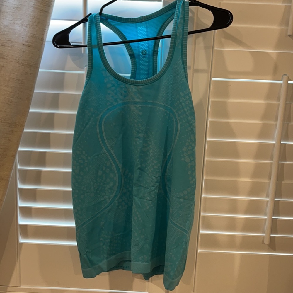 Light Blue Lululemon Swiftly Tech Tank Top
